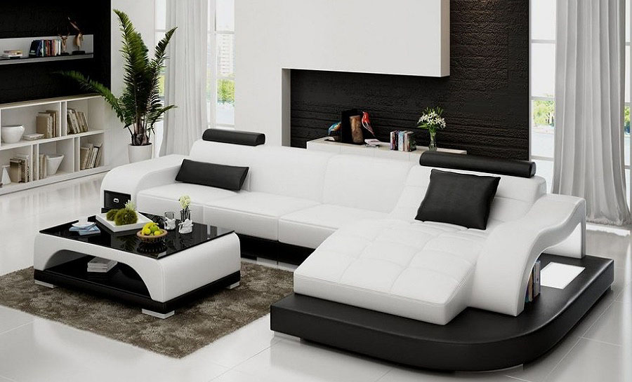 Horus - Leather Sofa Lounge Set